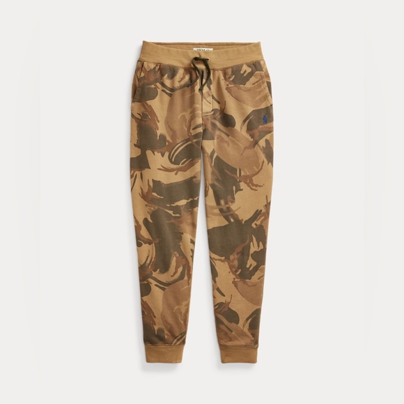 NWT POLO Ralph Lauren Jogger Pants Medium Mens Camo Brown Desert Denim Supply